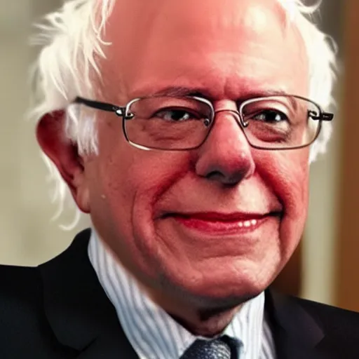 Prompt: Bernie Sanders anime, highly detailed