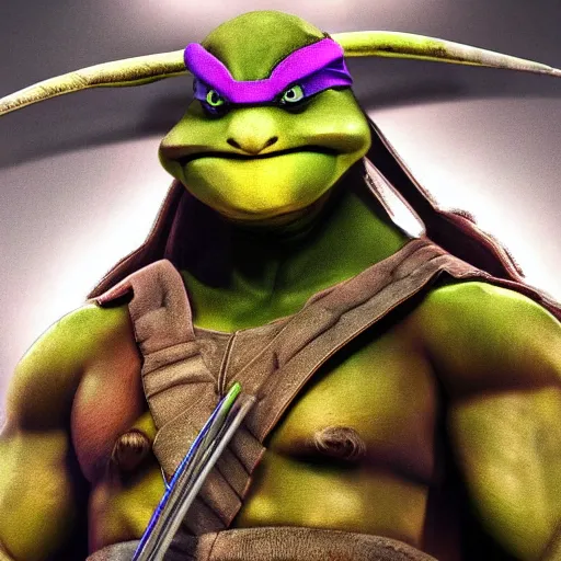 Image similar to the rabbit yojimbo from teenage mutant ninja turtles 4 k hyperdetailed photorealism hdr