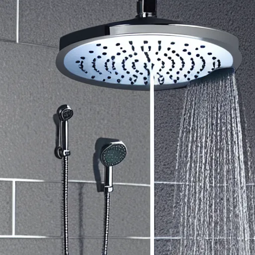 Image similar to futuristic shower head