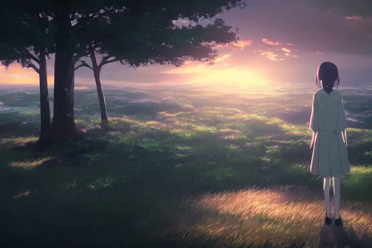 Image similar to crazy dreams, highly detailed, 4k resolution, lighting, anime scenery by Makoto shinkai