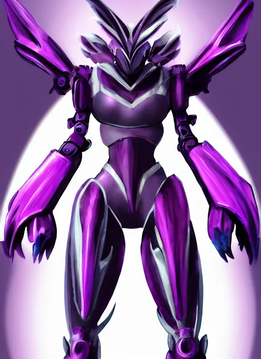 Image similar to cinematic goddess body shot, cosmic size beautiful stunning hot anthropomorphic robot mecha female dragon, sleek dragon head, metal ears, led purple eyes, smooth fuschia skin, smooth silver armor, in space, epic proportions, macro, epic size, epic scale, furry art, dragon art, giantess art, warframe fanart, furaffinity, octane