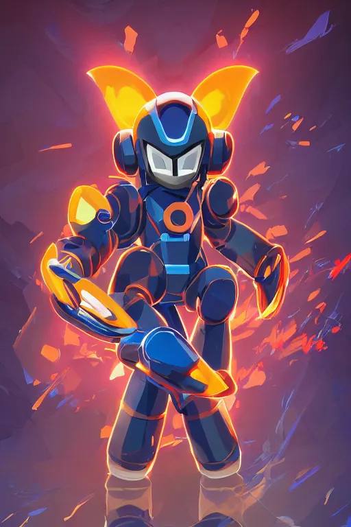 Image similar to robot ninja mask helmet megaman x zero rockman 2 0 2 2 switch game boss legacy collection fanart artsation, art gta 5 comics, behance hd by jesper ejsing, by rhads, makoto shinkai and lois van baarle, ilya kuvshinov, rossdraws global illumination ray tracing