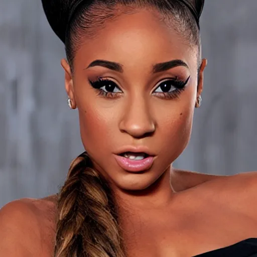 Image similar to african american ariana grande