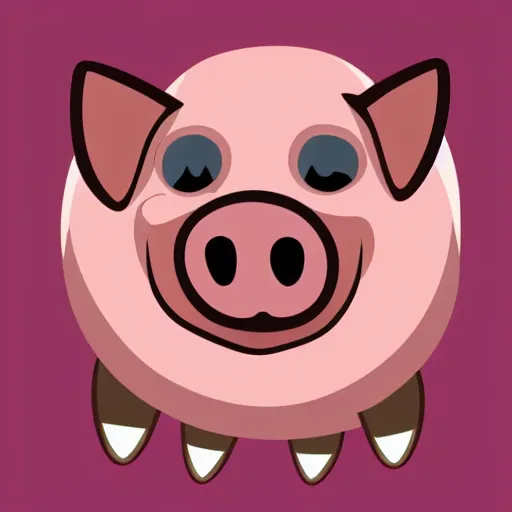 Prompt: face of cutest pig in the world. Artistic. Concept art. Drawing. High details. Cute.