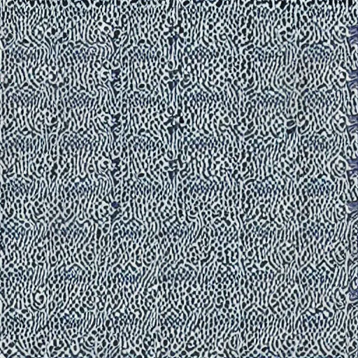 Image similar to thom yorke's face, whimsical repeating wallpaper pattern