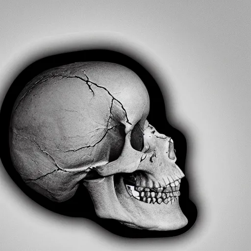 Image similar to hole in top of human skull