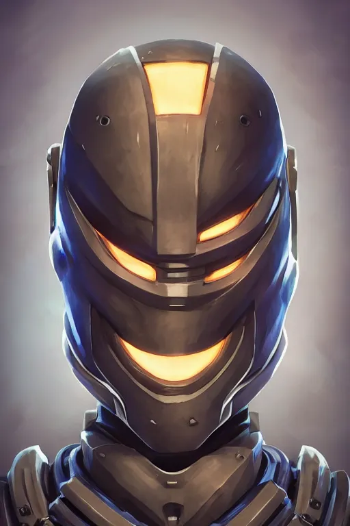 Image similar to epic mask helmet robot ninja portrait stylized as fornite style game design fanart by concept artist gervasio canda, behance hd by jesper ejsing, by rhads, makoto shinkai and lois van baarle, ilya kuvshinov, rossdraws global illumination radiating a glowing aura global illumination ray tracing hdr render in unreal engine 5