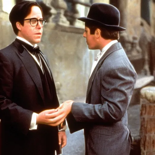 Image similar to 'Wait, was !Matthew Broderick! always in !the Godfather?!'