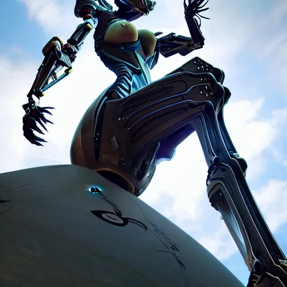 Prompt: highly detailed giantess shot, worms eye view, looking up at a giant 500 foot tall beautiful stunning saryn prime female warframe, as a stunning anthropomorphic robot female dragon, looming over you, walking toward you, detailed warframe legs towering over you, camera looking up, posing elegantly over you, sleek sharp claws, detailed robot dragon feet, intimidating, proportionally accurate, anatomically correct, two arms, two legs, camera close to the legs and feet, giantess shot, warframe fanart, ground view shot, cinematic low shot, high quality, captura, realistic, professional digital art, high end digital art, furry art, macro art, giantess art, anthro art, DeviantArt, artstation, Furaffinity, 3D realism, 8k HD render, epic lighting, depth of field