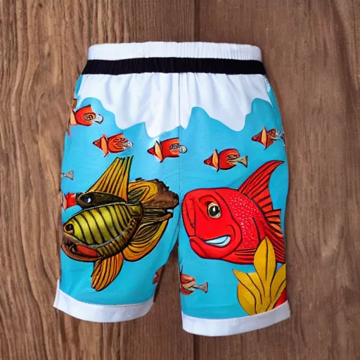 Image similar to fish in shorts