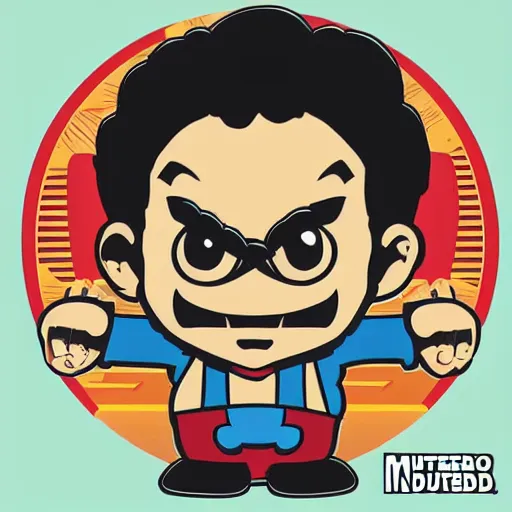 Image similar to nintendo, butcher billy, god, stop motion, vinyl action figure, vector