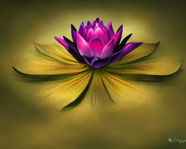 Prompt: black lotus flower, in forest, bokeh depth of field, illustration, by ( kieran yanner ) ( miranda meeks ) ( anna podedworna ) ( cristi balanescu ), digital art