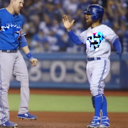 Prompt: The Toronto Blue Jays winning the World Series