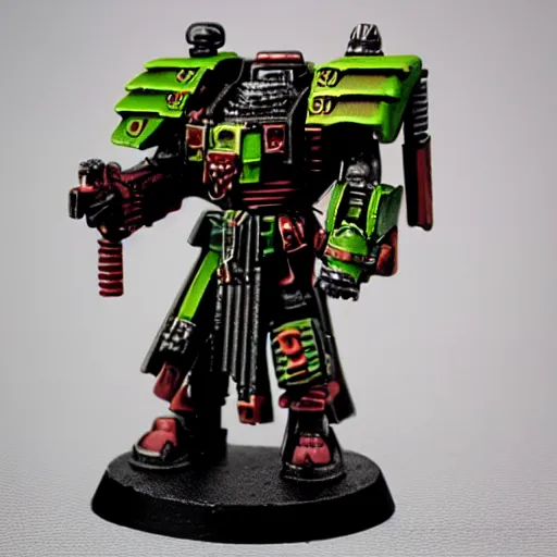 Image similar to cyberpunk warhammer 4 0 k miniatures