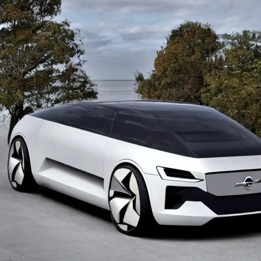 Image similar to volvo futuristic car