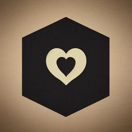 Image similar to cut crystal heart logo