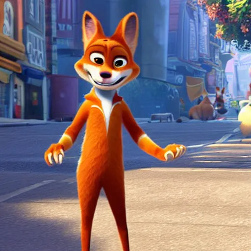 Image similar to nick wilde from zootopia, fursuit