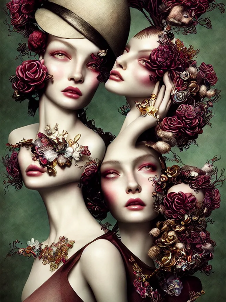 Image similar to portrait fragrance advertising campaign by ray caesar, highly detailed, intricate, very beautiful