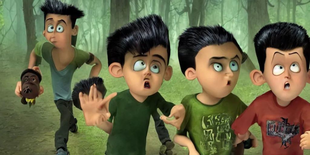 Image similar to paranorman, realistic