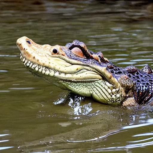 Image similar to anthropomorphic crocodile photo