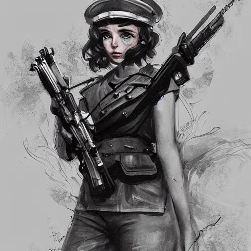 Prompt: portrait of a communist sailor moon, epic, tragic, military art, fantasy, dieselpunk, hd shot, digital portrait, beautiful, artstation, comic style, by artgerm, guy denning, jakub rozalski, magali villeneuve and charlie bowater