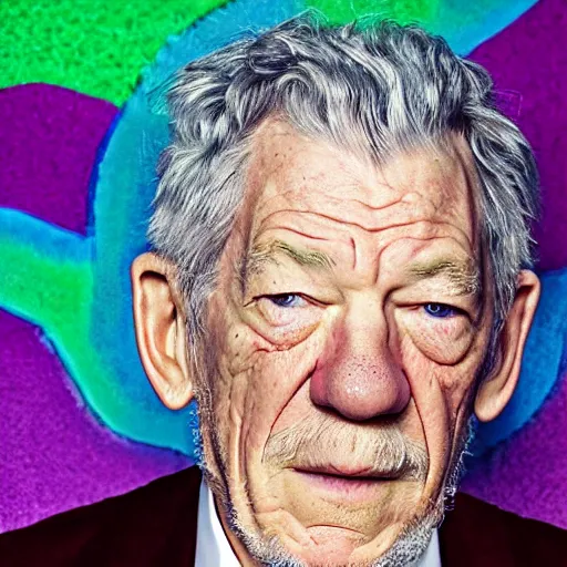 Image similar to picture of ian mckellen on a trapper keeper