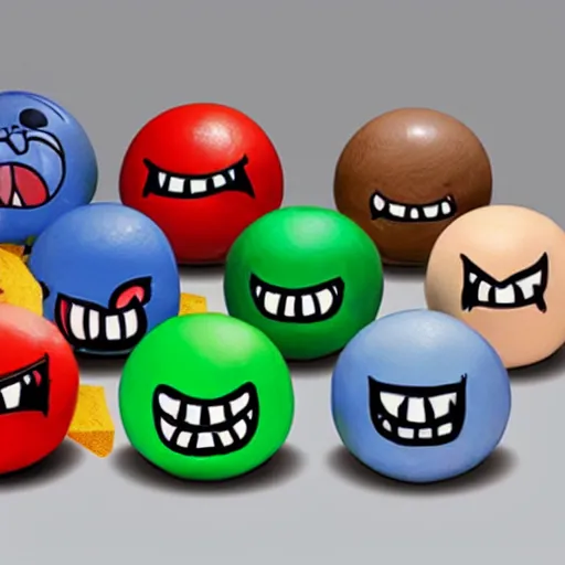 Prompt: chibi madballs