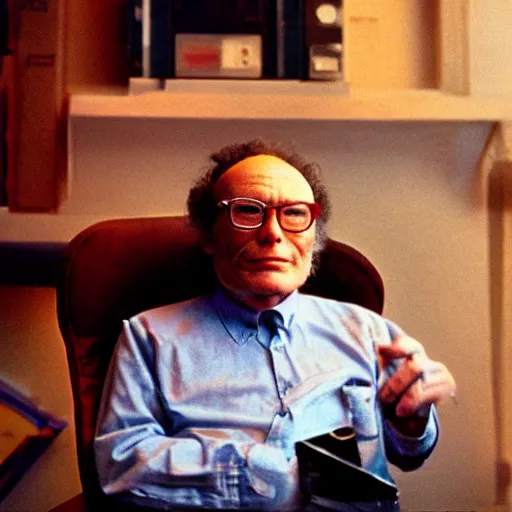 Image similar to Isaac Asimov, CineStill