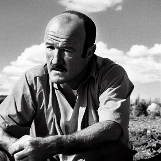 Prompt: Gene Hackman in Breaking Bad (1972)