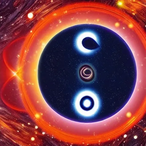 Image similar to Cosmic Dao. Tao. Mystical. Yin-Yang symbol.