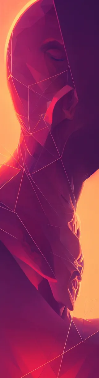 Prompt: symmetrical post - minimalism portrait of a magical triangle very stretched long expanded head stretching into a spiral into infinity, extremely long forehead, vibrant color scheme, highly detailed, in the style of romanticism, cinematic, artstation, moebius, greg rutkowski