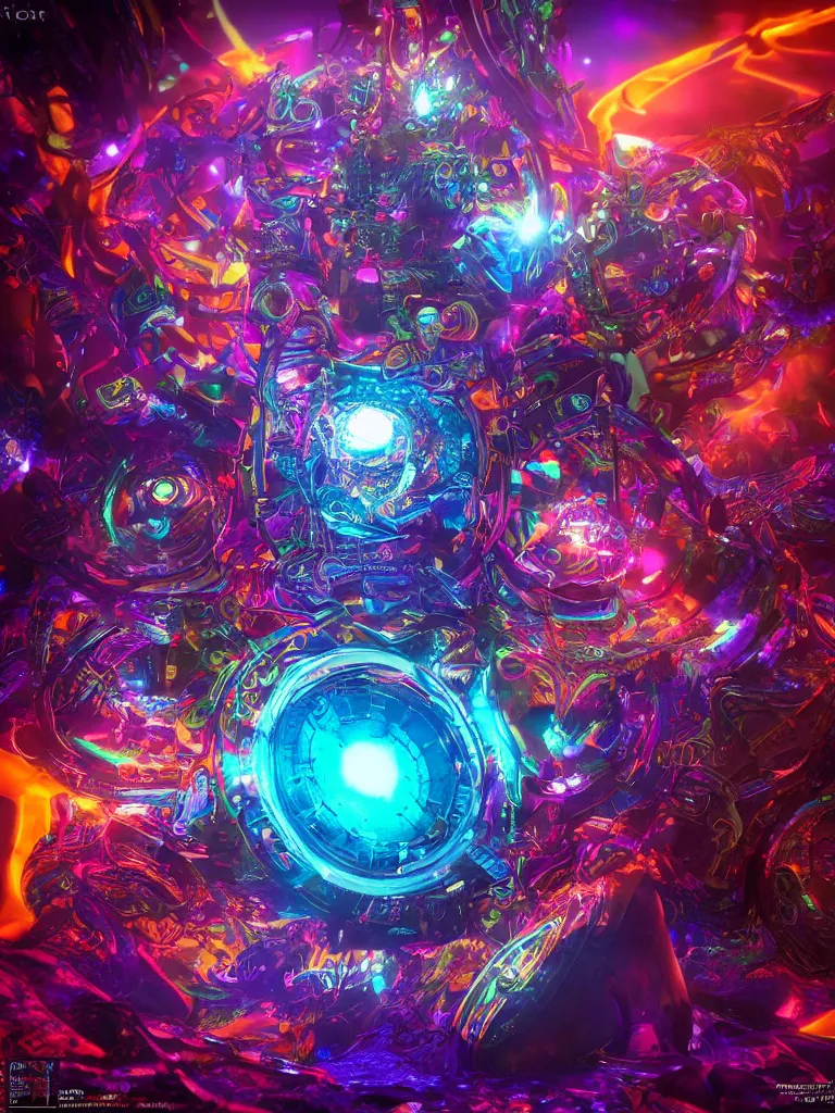 Image similar to a psytrance album cover, by viktoria gavrilenko, octane render, 8 k, beautifully lit