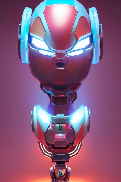 Image similar to metabots medabots medarotto medarot robot minimalist comics helmet mask neon cybereye, behance hd by jesper ejsing, by rhads, makoto shinkai and lois van baarle, ilya kuvshinov, rossdraws global illumination ray tracing hdr radiating a glowing aura