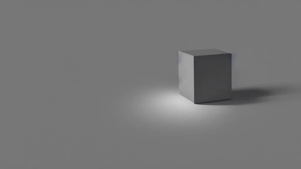Prompt: a smoke cube, 8 k, rim lighting, lumen global illumination, opaque, glowing