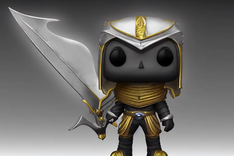 Prompt: an ultra detailed picture of saladin as a funko pop, epic anime fantasy, 8 k, volumetric lighting, smooth, highly detailed, digital illustration, art by kentaro miura and akira toriyama and albert bierstadt and greg rutkowsi, artstation