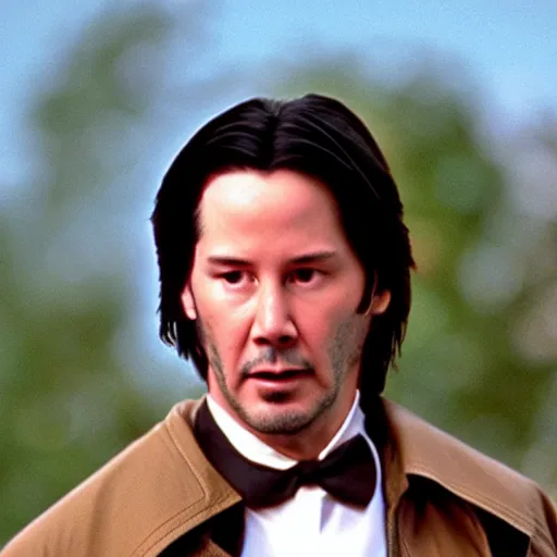 Image similar to Keanu reeves In Back to the future 4K detailed super realistic