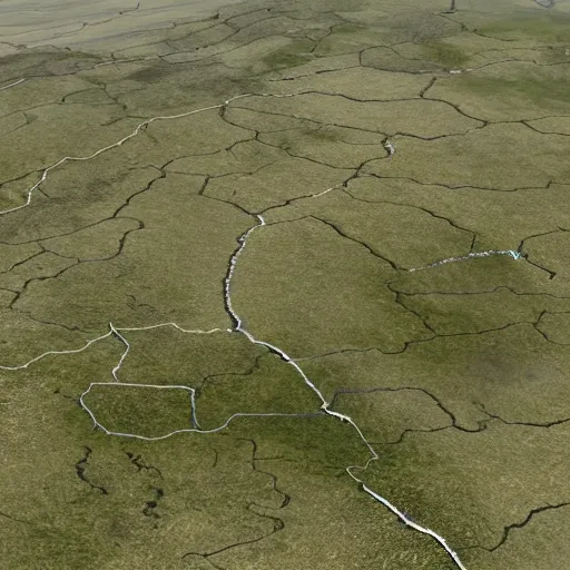 Prompt: britain in a drought realistic 4 k