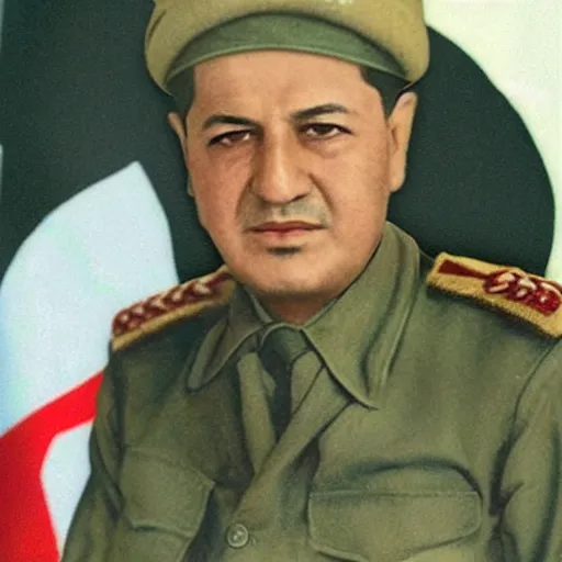 Image similar to masoud barzani in ww 2 coloured image