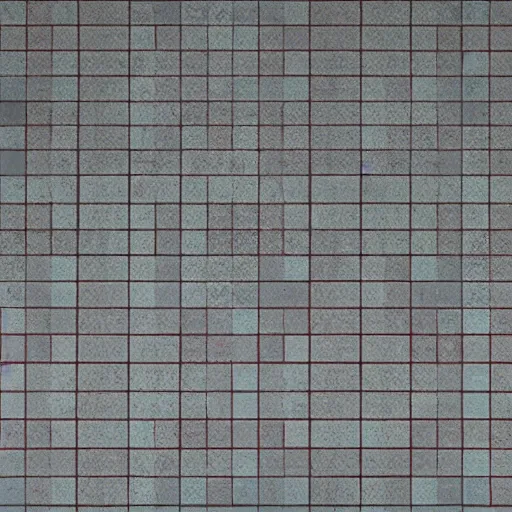 Prompt: albedo texture of corporate grey flicked vinyl tiles but each tile is randomly red green or blue, flat lighting, contrast, top - down photo, perfectly tileable