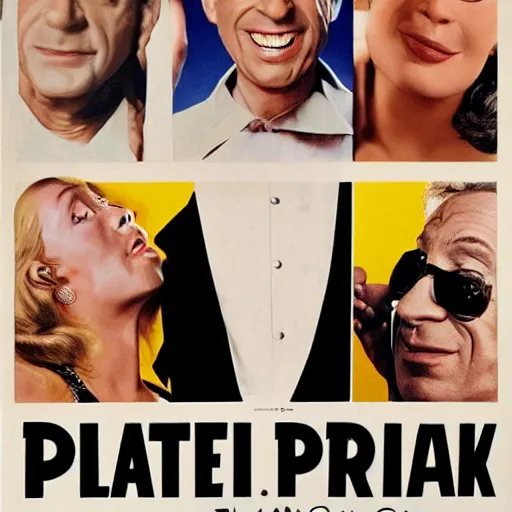 Prompt: Movie about plastic surgery directed by Mel Brooks poster art live action shots