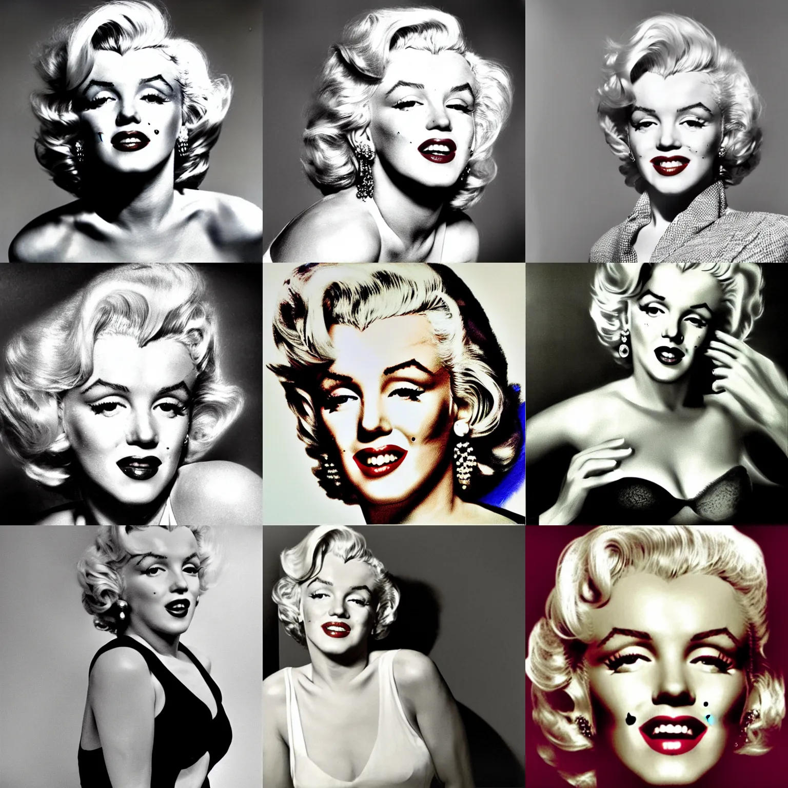 Prompt: Marilyn Monroe by Tom Kelley