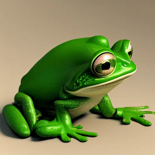 Prompt: cute pepe anthro green frog, cinematic key light ultra realistic, photorealistic, dramatic volumetric lighting award winning 8 k ray tracing