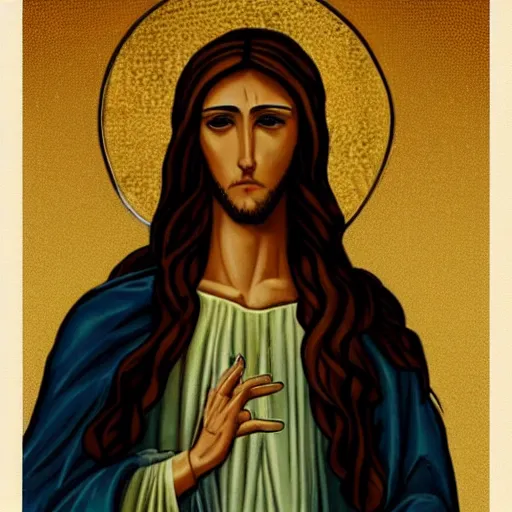 Image similar to woman jesus as a woman