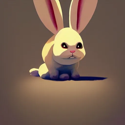 Prompt: goro fujita illustration of a cute bunny, art by goro fujita, cartoon animals, concept art, sharp focus, artstation