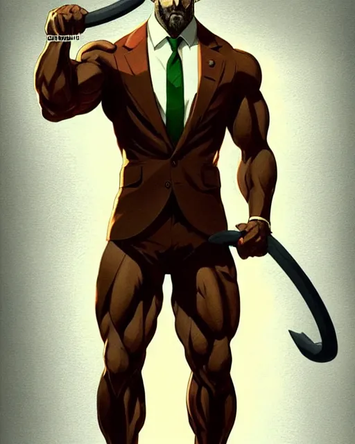 Prompt: gigachad luigi bodybuilder posing like saitama and jason statham wearing a suit in the mountain, fantasy character portrait, ultra realistic, anime key visual, full body concept art like ernest khalimov, intricate details, highly detailed by greg rutkowski, ilya kuvshinov, gaston bussiere, craig mullins, simon bisley