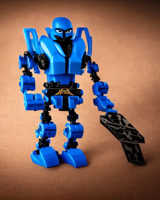 Prompt: photo of official lech!!! wałesa!!! with a small! moustache! bionicle!!!, 4 k, product photography, high quality