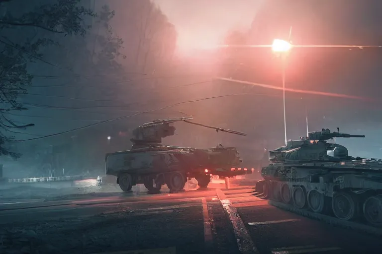 Image similar to soldier battlefield 4 by simon stalenhag and robbert sammelin and eric persson, in - game screenshot, battlefield 4, 4 k, hd wallpaper, hdr, tonemapping, detailed, atmospheric, global illumination, majestical lighting, saturated, wet, ray tracing, anamorphic lens, chromatic aberration, vivid pastel color scheme, lens flare