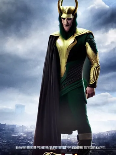 Prompt: putin as loki, still from avengers film, cinematic, movie poster