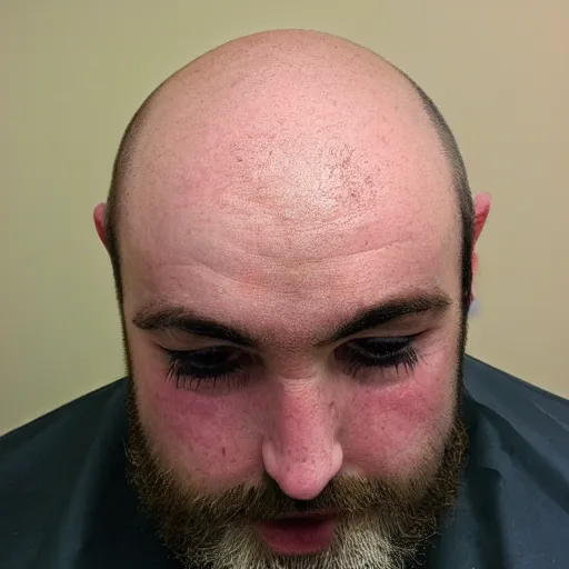 Prompt: pictures of crazy unbelievable cure for baldness discovered, side effects include brain tooth and spontaneous and uncontrollable gum growth