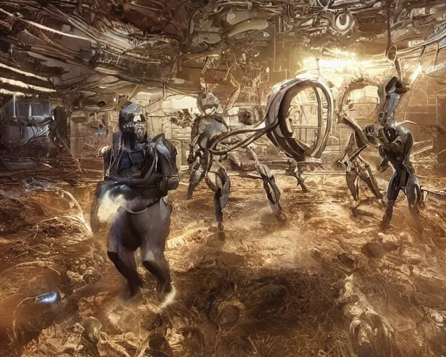 Image similar to love, joy, realistic textured magnetosphere humanoids, complex cybernetic glowing vortexes, large array, ornate, cinematic light shadows, hdr refractions, insanely detailed rendering, cybernetic civilisations, 8 k, *